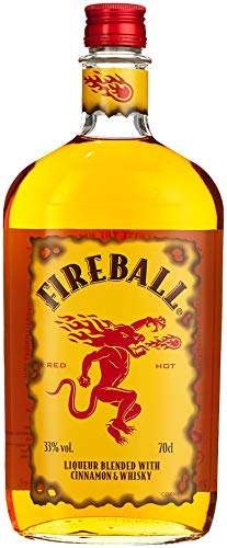 [Prime Spar-Abo + personalisierter Coupon] Fireball Likör Blended With Cinnamon & Whisky (1 x 0,7 l) 9.17€ möglich