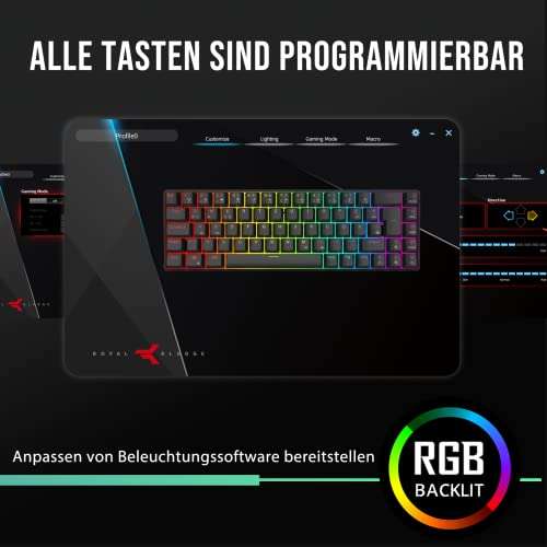 RK68 Mechanische Gaming-Tastatur