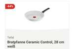 Offline Globus: Tefal Bratpfanne Ceramic Control, 28 cm weiß