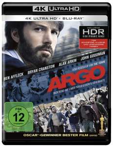 2 für 1 Aktion für 4K Blu-ray, 3D Blu-ray - z.B. Argo + Baywatch (4K Blu-ray) für 14,97€ (Amazon Prime)