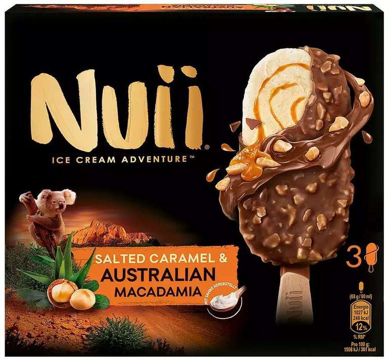 Nuii Ice Cream - Eis am Stiel - versch. Sorten für 1,11 € (Angebot + 50%-Cashback) [HIT] - bundesweit
