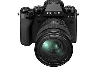 Fujifilm X-T5 schwarz mit Objektiv XF 16-80mm 4.0 R OIS WR