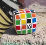 V-Cube Zauberwürfel white pillow/gewölbt 4x4, Schwierigkeitsstufe 2.5 von 5 [rarewaves-outlet ebay]