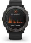 Garmin fēnix 6X Pro Solar GPS-Multisport-Smartwatch Schwarz/Schiefergrau im Lufthansa Worldshop