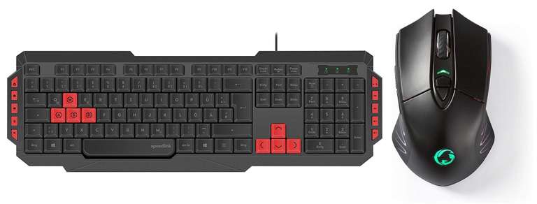 Speedlink Ludicium Gaming-Tastatur & Nedis Keogho Dual-Mode RGB Gaming-Maus