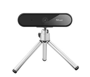 [Prime] Trust Tyro Webcam Full HD 1080p mit Mikrofon für PC, Weitwinkel, Auto Fokus, USB Plug and Play, Videokamera für Videoanrufe