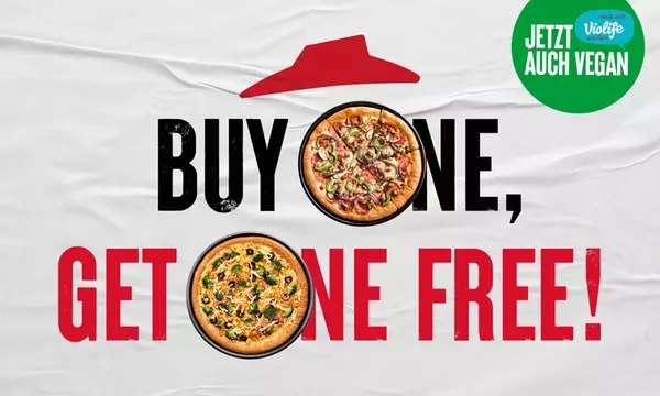 [Groupon] 2-für-1 Pizza-Angebot auf alle Teigsorten und Beläge bei Pizza Hut - Takeaway oder Dine-In