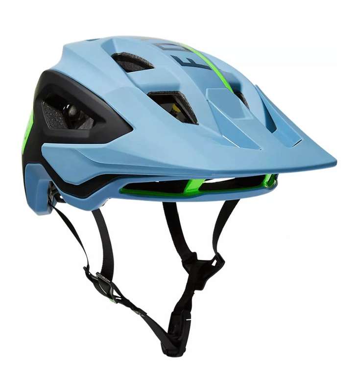 Fox Speedframe Pro Helmet Blocked MIPS, MTB-/Fahrradhelm, nur noch Größe S(51-55cm), Farbe dusty blue [Bikebox]