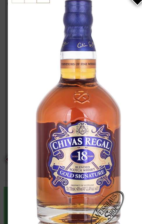 Chivas Regal 18 YO Blended Scotch Whisky 40% vol. 0,70l