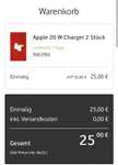 [Vodafone Happy] 2er Pack Apple 20W USB-C Charger