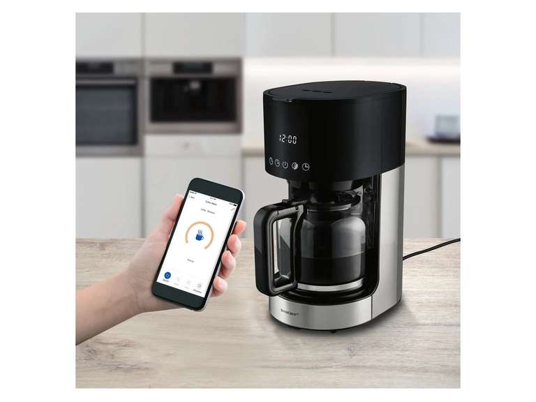 SILVERCREST KITCHEN TOOLS Kaffeemaschine Smart »SKMS 900 A1«, 900 Watt