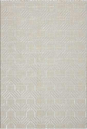 50% Rabatt auf the carpet Mila - Elegant, glänzender Teppich mit verschiedenen Mustern & Größen rund/rechteckig | z.B. 160x230cm für 54,99€