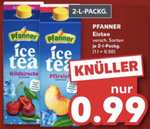 112° - [Kaufland] Pfanner Eistee in versch. Sorten, 2-Liter Packung für 0,99€