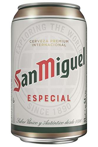 San Miguel Especial Dose DPG Bierpaket zzgl. Pfand 5,4% vol. (24 x 0.33 l) (Prime Spar-Abo)