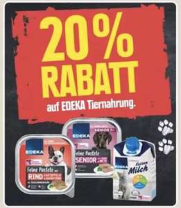20% auf Tierfutter der Eigenmarke bei EDEKA & Co (Region Minden-Hannover)