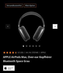 APPLE AirPods Max, Over-ear Kopfhörer Bluetooth - alle Farben
