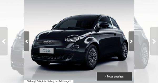 Fiat 500 Action Elektro | LF 0,41 | 111€/Monat | 11tkm | 13 Mo. | inkl. Überführung, Inspektion & Zulassung