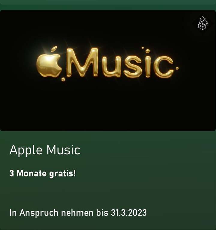 [Xbox Gamepass] Apple TV+ und Apple Music 3 Monate kostenlos - Neu und Bestandskunden ohne laufendes Abo