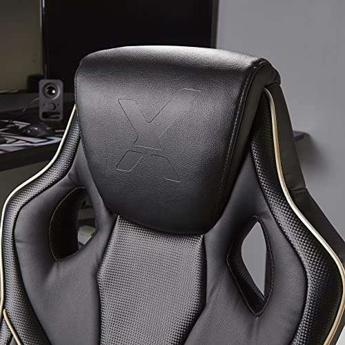 X Rocker Maverick Gaming Stuhl - Ergonomischer Bürodrehstuhl für Jugendliche & Junge Erwachsene - 360° drehbar & höhenverstellbar