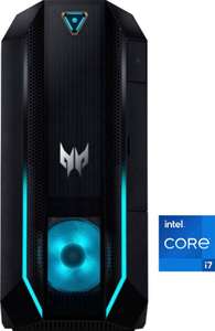 effektiv 823,82€ | Gaming PC Acer Predator Orion 3000, RTX 3070 8GB, i7-11700F 8-Core, 16GB DDR4-3200 RAM, 1TB M.2 SSD, Ohne OS