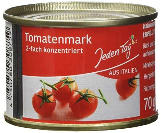 Jeden Tag Tomatenmark (70g) für 0,29€ (Amazon Prime)