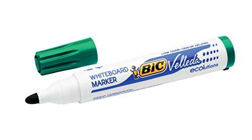 12 Stück BIC 1701 Whiteboard Marker Velleda ECOlutions (Strichstärke 1,4 mm) grün für 6,89€ (Prime)