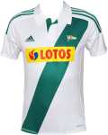 Adidas KS Lechia Gdansk Trikot T-Shirt weiß/grün Fussball Jersey