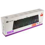 [Caseking] Cooler Master SK630 Low Profile TKL Gaming Tastatur, RGB, MX-Red - anthrazit/schwarz