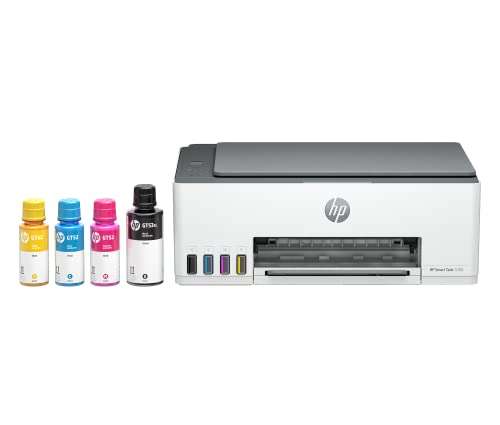 HP Smart Tank 5105 Multifunktionsdrucker inklusive Tinte für bis zu 3 Jahre drucken, Tintentanks, Drucker, Scanner, Kopierer, WLAN, AirPrint