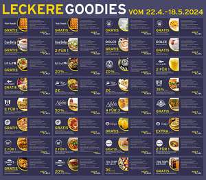[Lokal Aachen | Aquis Plaza] 32 Verzehrcoupons/Schlemmercoupons für die Gastronomie - Von 2 für 1 Pizza, bis zur Gratis Beilage bis 18.05
