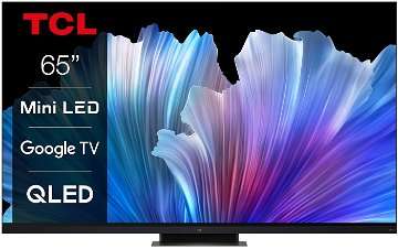 TCL 65C936 65 Zoll Mini LED Fernseher (4K,144hz nativ, QLED, Google TV, Onkyo 2.1.2 Soundsystem, HDMI 2.1, Freesync Premium)