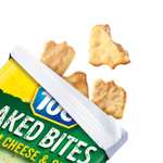TUC Baked Bites Cream Cheese & Onion 6 x 110g I Salzgebäck Großpackung I Cracker mit Sauerrahm-Zwiebel-Geschmack [PRIME/Sparabo]