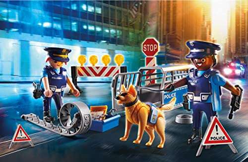 [Prime] PLAYMOBIL City Action 6878 Polizei-Straßensperre, Ab 5 Jahren