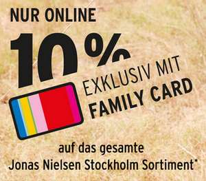 Ernsting's Family - 10% auf das gesamte Jonas Nielsen Stockholm Sortiment - nur online mit FamilyCard