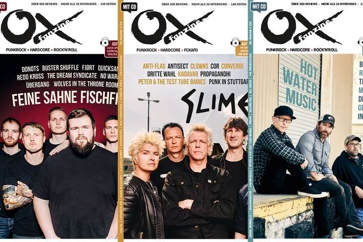 Mindestens 20 OX Fanzine-Backissues inkl. CD für 35,- € + VSK Punkrock, Hardcore, Rock ’n’ Roll