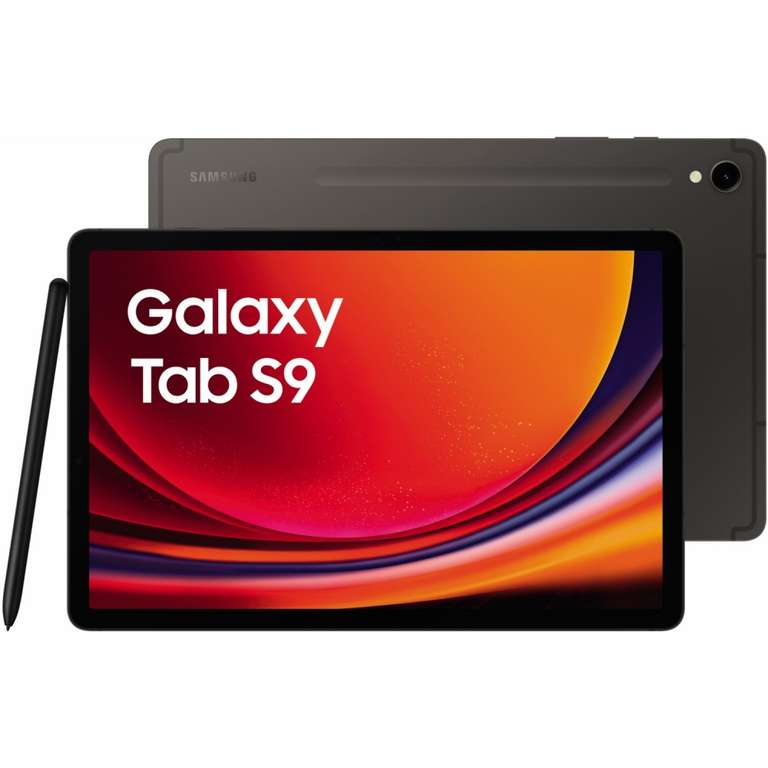Samsung Galaxy Tab S9 WIFI | 11 Zoll | 12GB RAM | 256GB Speicher | Snapdragon 8 Gen 2 | AMOLED | 500 cd/m² | 120Hz | Grau