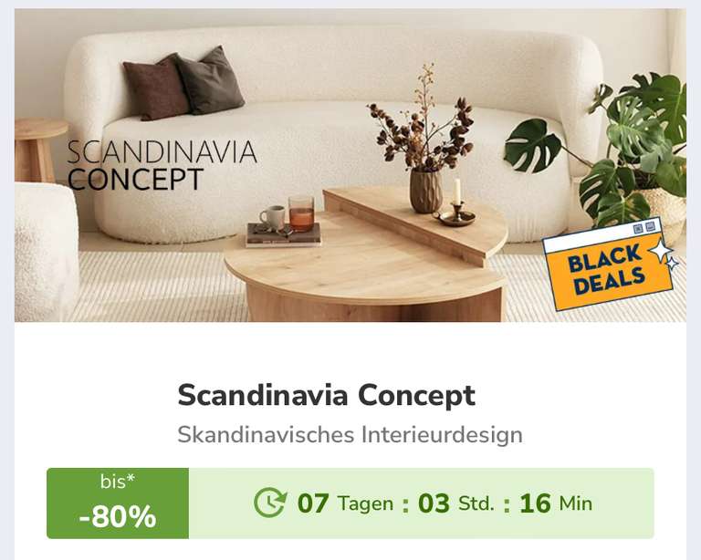 Scandinavia Concept - Wohnzimmermöbel stark reduziert bei Limango