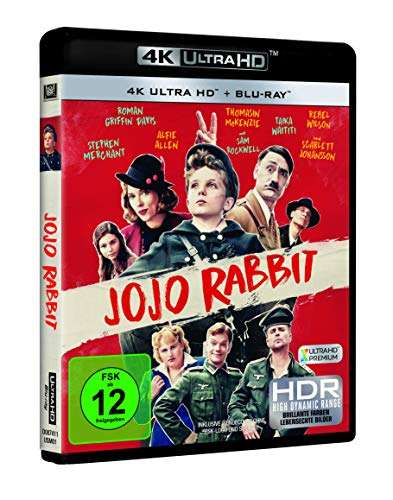 (PRIME) Jojo Rabbit (4K Ultra-HD + Blu-ray) 1 Oscar * IMDb 7,9/10 * Weltkriegs-Satire