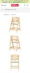 roba Treppenhochstuhl Sit Up III - Mitwachsender Baby Hochstuhl - ab 6 Monaten - Kinderhochstuhl aus Holz natur - Stuhl bis 70 kg belastbar