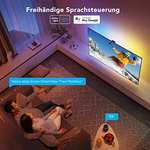 Govee DreamView T1 TV LED Hintergrundbeleuchtung, WiFi Hintergrundbeleuchtung mit Kamera für 55 - 65 Zoll TV und PC | 75-85 Zoll für 64,99€