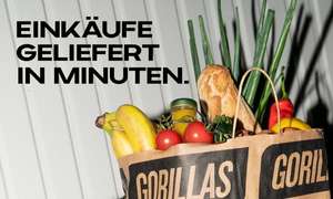 ~Sovendus~ 15€ Gorillas Gutschein mit 30€ Mindestbestellwert (MBW)