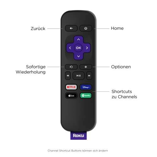 (Prime) Roku Express | HD-Streaming Media Player | Funktioniert nur in Deutschland|