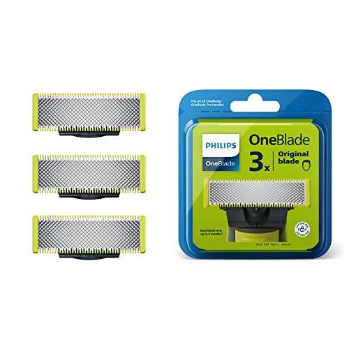 [Amazon] 3er Pack Original Philips OneBlade Klingen - für Oneblade und OneBlade Pro