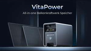 AIO Off-/Ongrid Speicher 1-6 kWh Alpha-ESS VitaPower mit 2xMPPT (1,2 kW), 6k Zyklen, 2 kW AC-Backup & Erweiterungsfähigkeit (Vorverkauf)