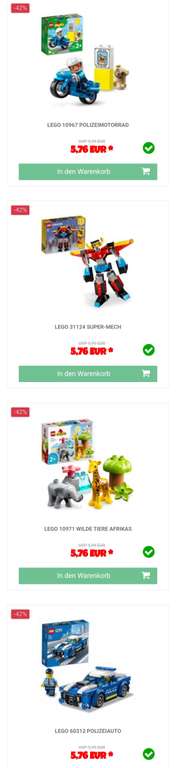 Lego OsterSale bei JB Spielwaren (Rabatte 40%+) - z.B. 60198 für 125,65