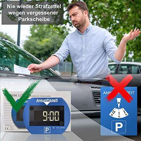 Park Lite | Parkuhr mit Zulassung vom Kraftfahrt-Bundesamt | Spart Zeit und Geld Dank automatischer Aktivierung