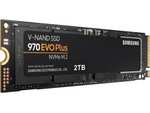 SAMSUNG 970 EVO Plus Festplatte Retail, 2 TB SSD M.2 via NVMe, intern, Versandkostenfrei