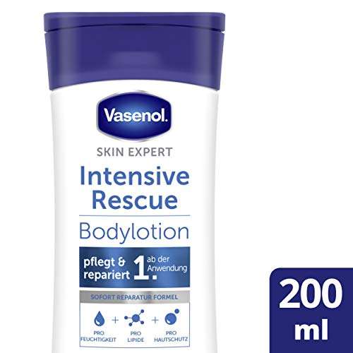 [PRIME/Sparabo] Vasenol Bodylotion, Creme, Intensive Rescue für sehr trockene Haut, dermatologisch bestätigt, 200 ml