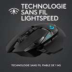 Logitech G502 LIGHTSPEED Gaming-Maus kabellos schwarz