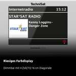 TechniSat DigitRadio 574 IR Digitalradio (2x 5W, DAB+ UKW, Internetradio, WLAN, Bluetooth, AUX-In, USB, 4" LCD, Teleskopantenne)